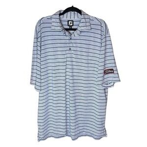 FootJoy FJ Titleist Tour Issue Blue Embroidered Patches‎ Golf Polo XL NWOT PGA